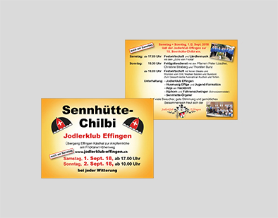 Flyer Sennhuettechilbi